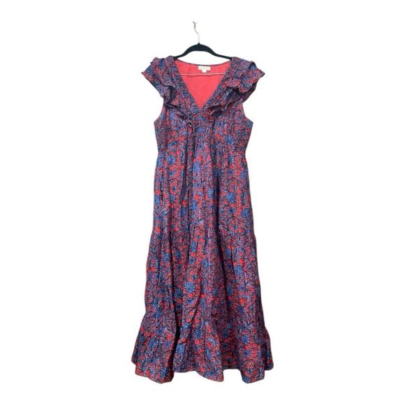 Roller Rabbit Lorien Ondine Dress Cotton Silk Blend - Picture 3 of 6